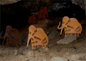 2 Mammutprofile in der Klutherthöhle